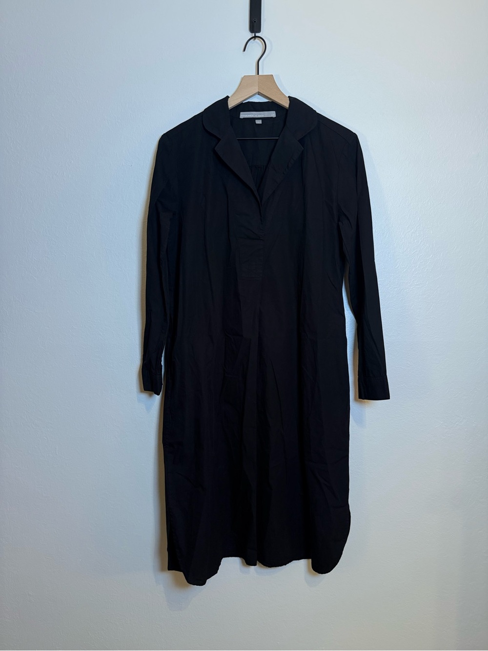 Ocean and Main Cotton Poplin Popover Midi Dress
